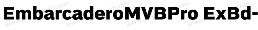 EmbarcaderoMVBPro ExBd字体转换